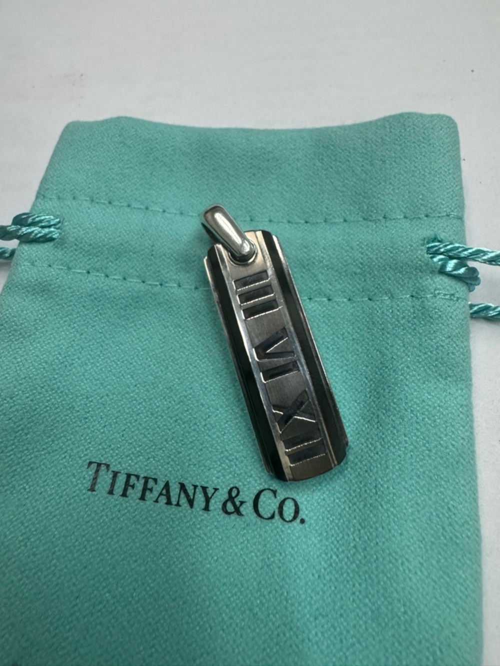 Tiffany & Co. Sterling Silver Atlas pendant
